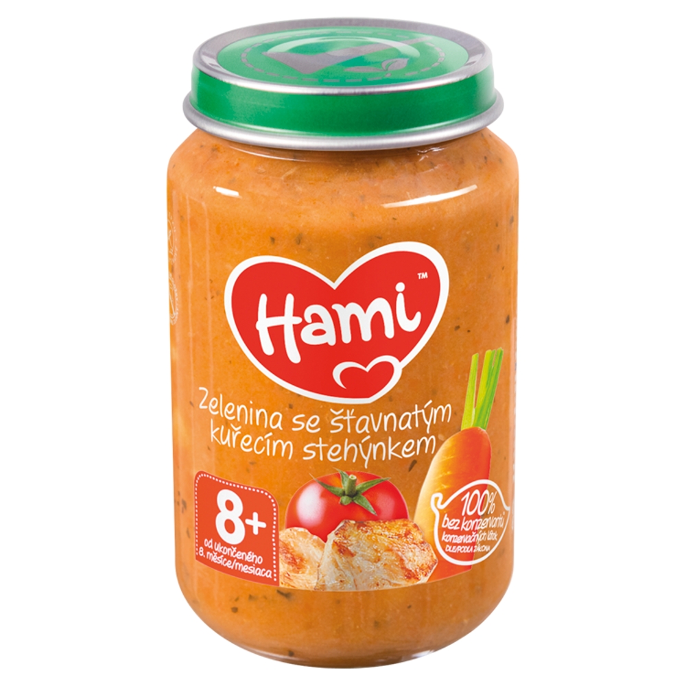 Hami menu 200g zelenina s kura steh 8m+