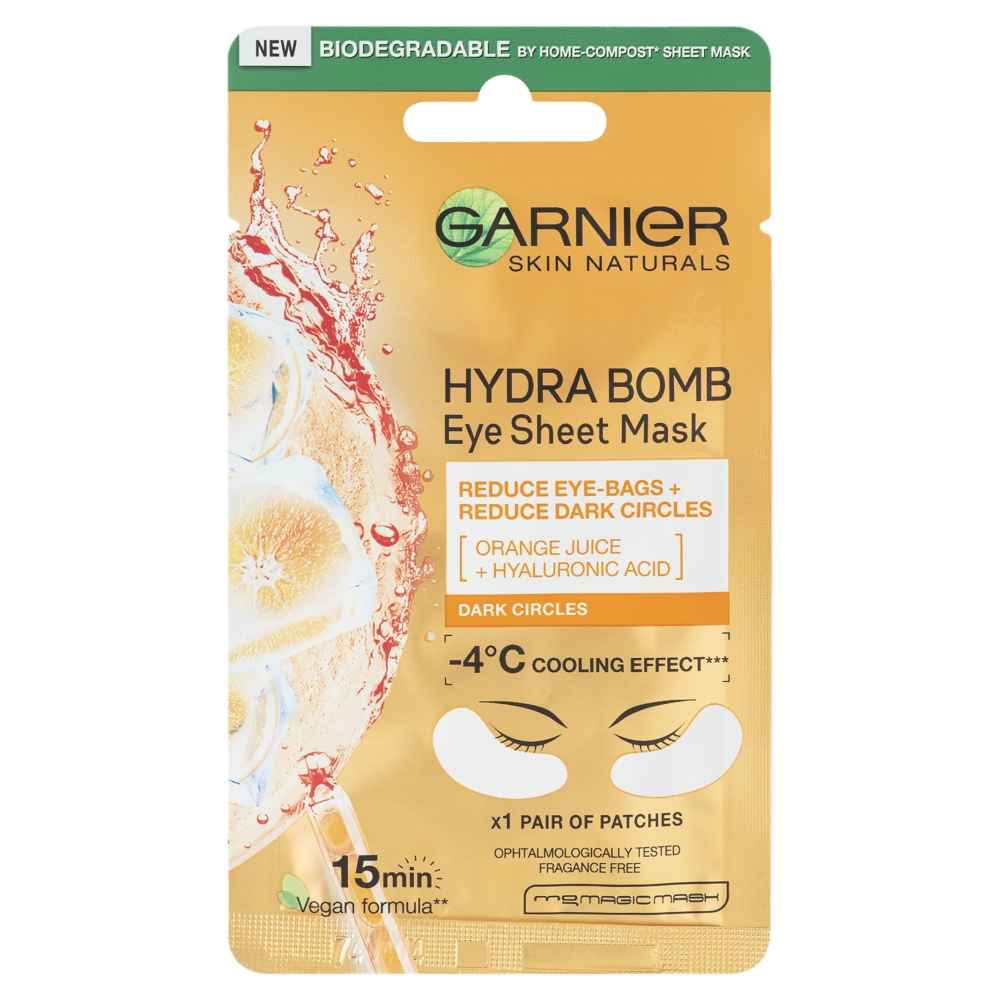 GARNIER očná maska 6g Pomaranč