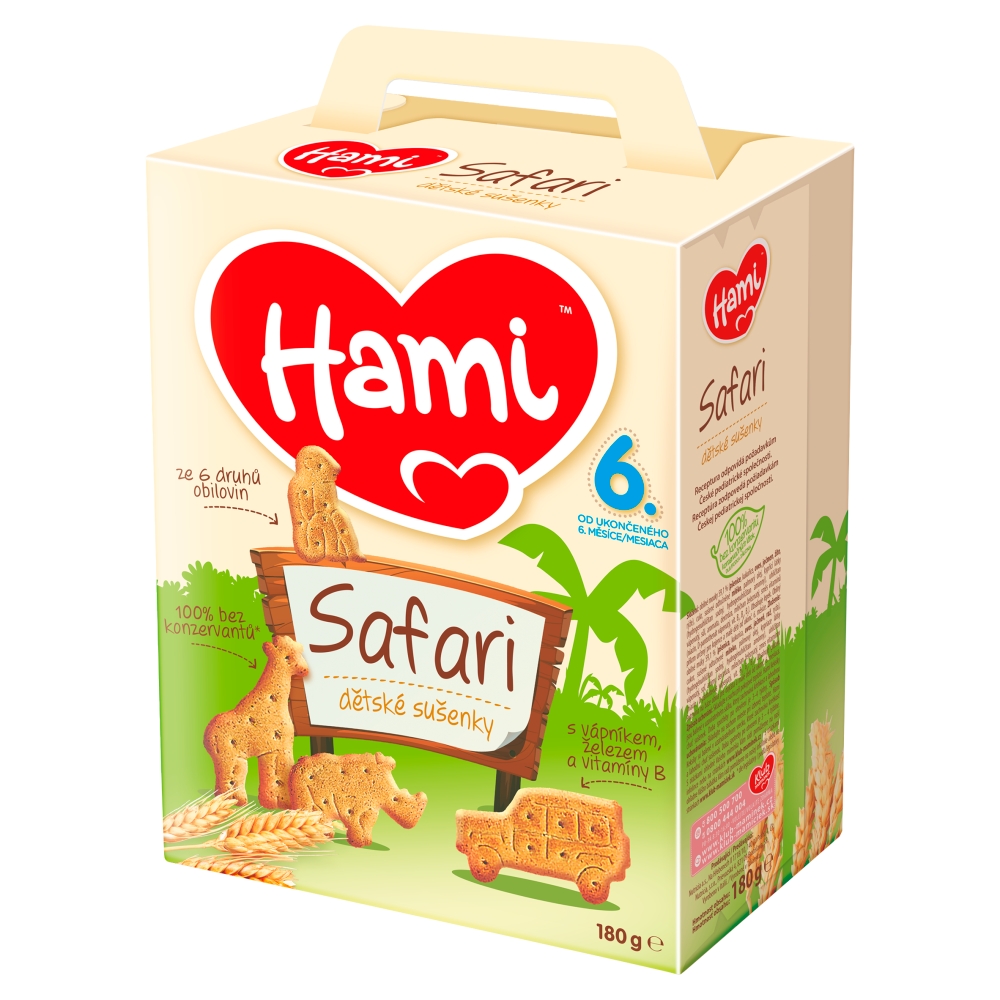 HAMI sušienky 180g Safari