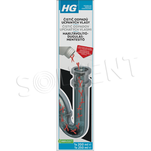 HG čistič odpadov upchaných vlasy 450ml