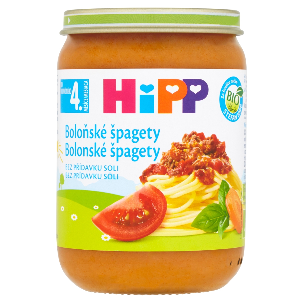 HiPP menu 190g blonskej špagety 4m+