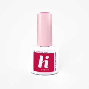 hi hybrid UV gél lak Classic Red 245