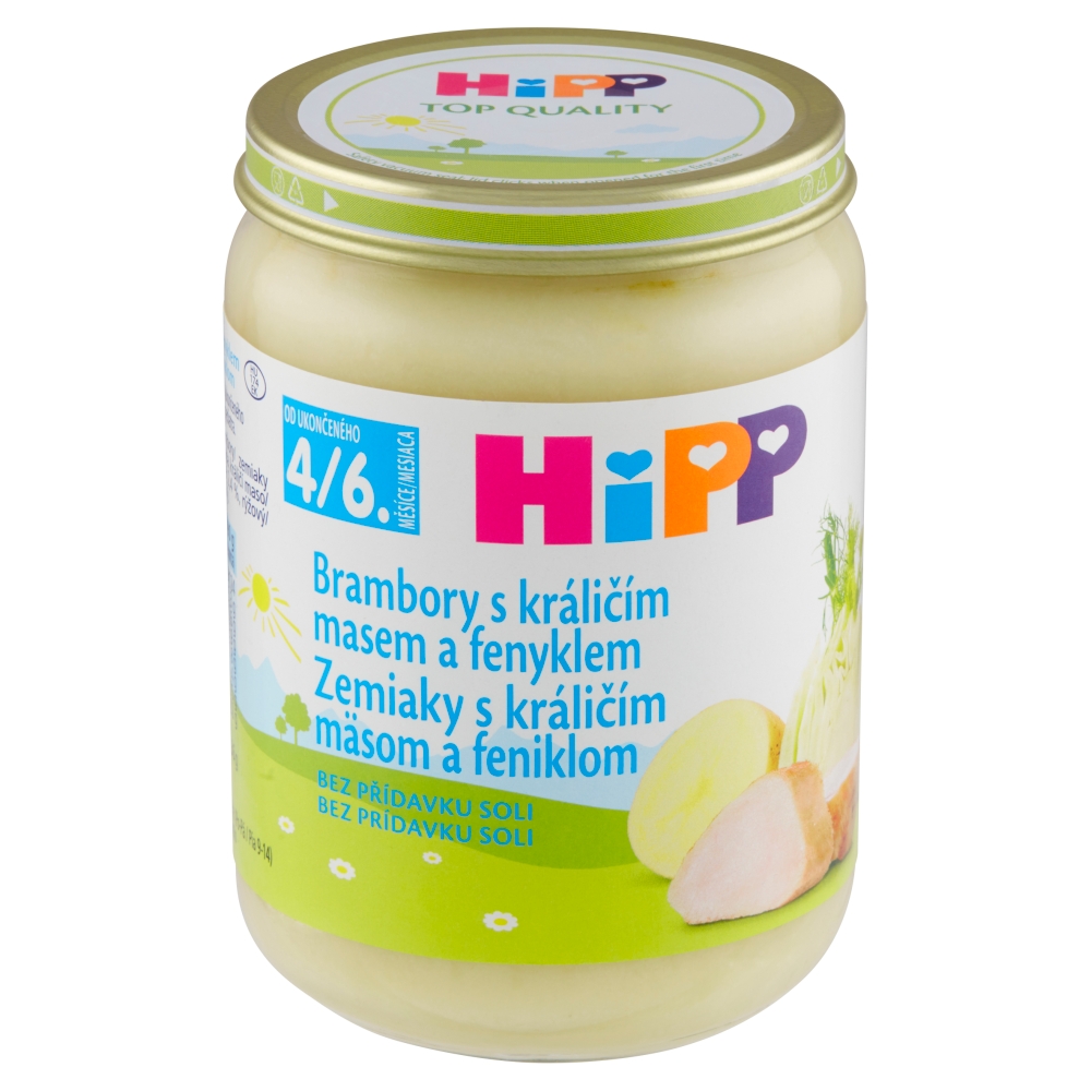 HiPP menu 190g zemiakov kráľ fenikel 4m+