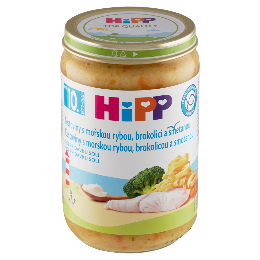 HiPP menu 220g ciest rýb brokol 10m+