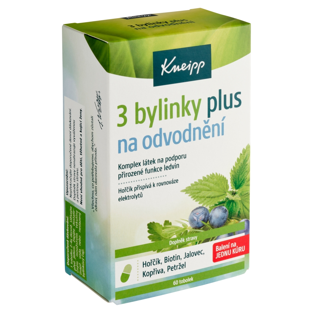 Kneipp 3bylinky na odvodnenie (60tob/kra)
