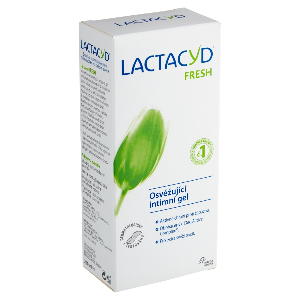 Lactacyd intímny gél 200ml Fresh