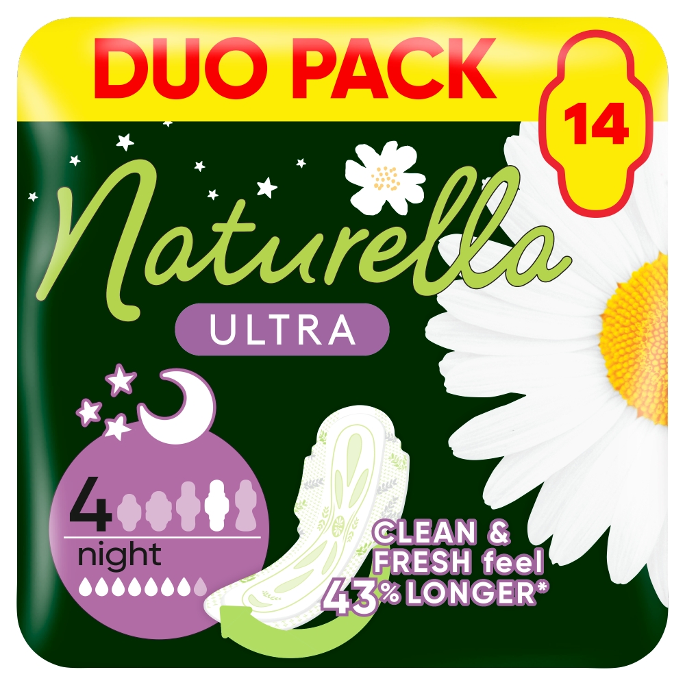 Naturella vložky (14ks/fol) DuoNight ult
