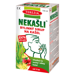 NEKAŠLI 100% prír. bylín. sirup 150ml
