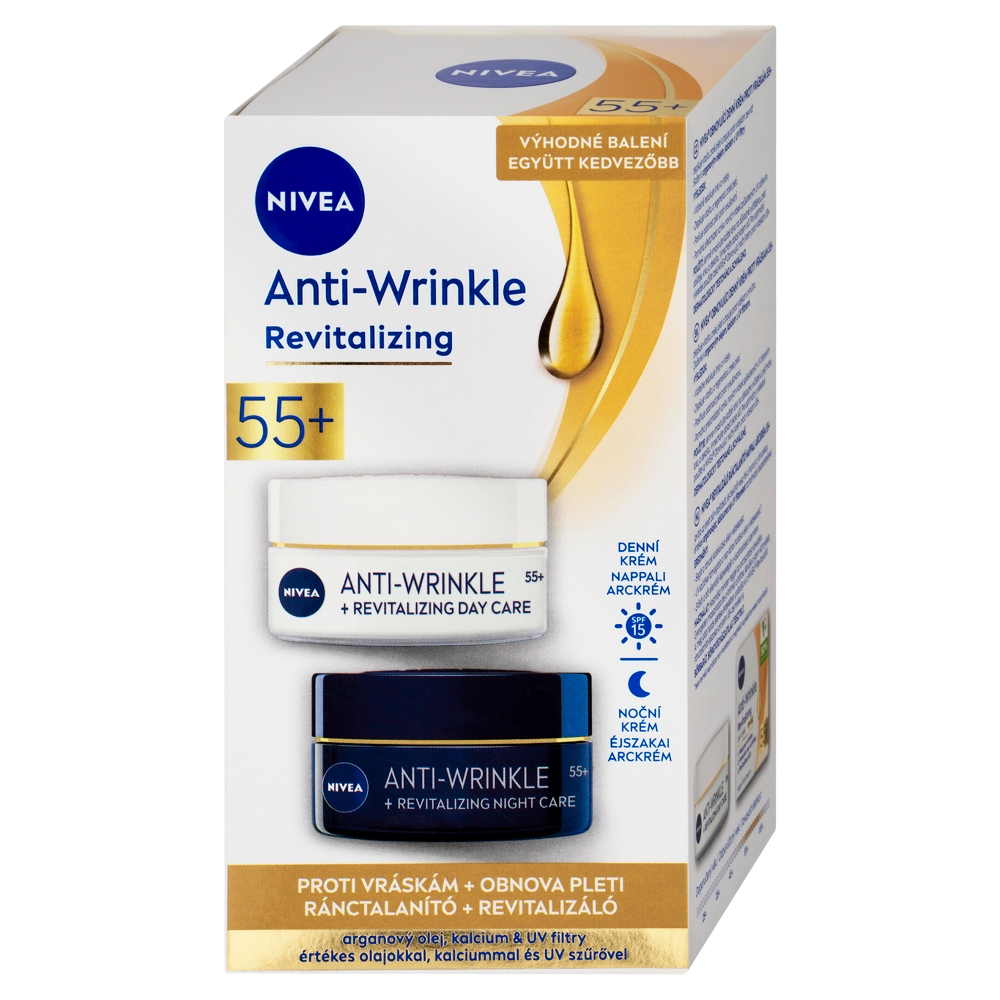 NIVEA krém (2x50ml/kra) 55+ Revitalizing