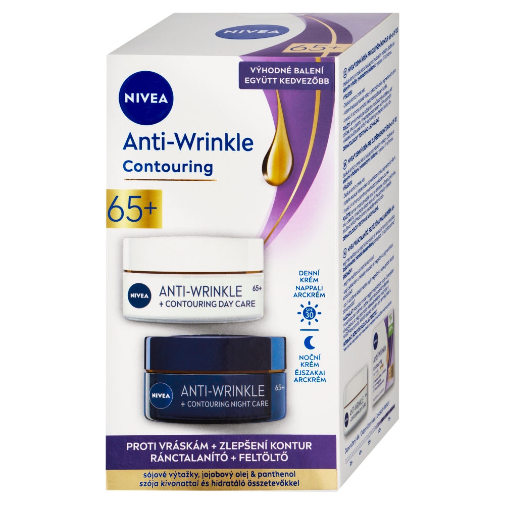 NIVEA krém 65+ (2x50ml/kra) Contouring