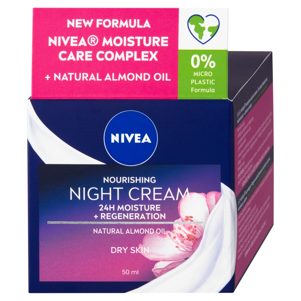 NIVEA nočný krém 50ml regeneračná suchá