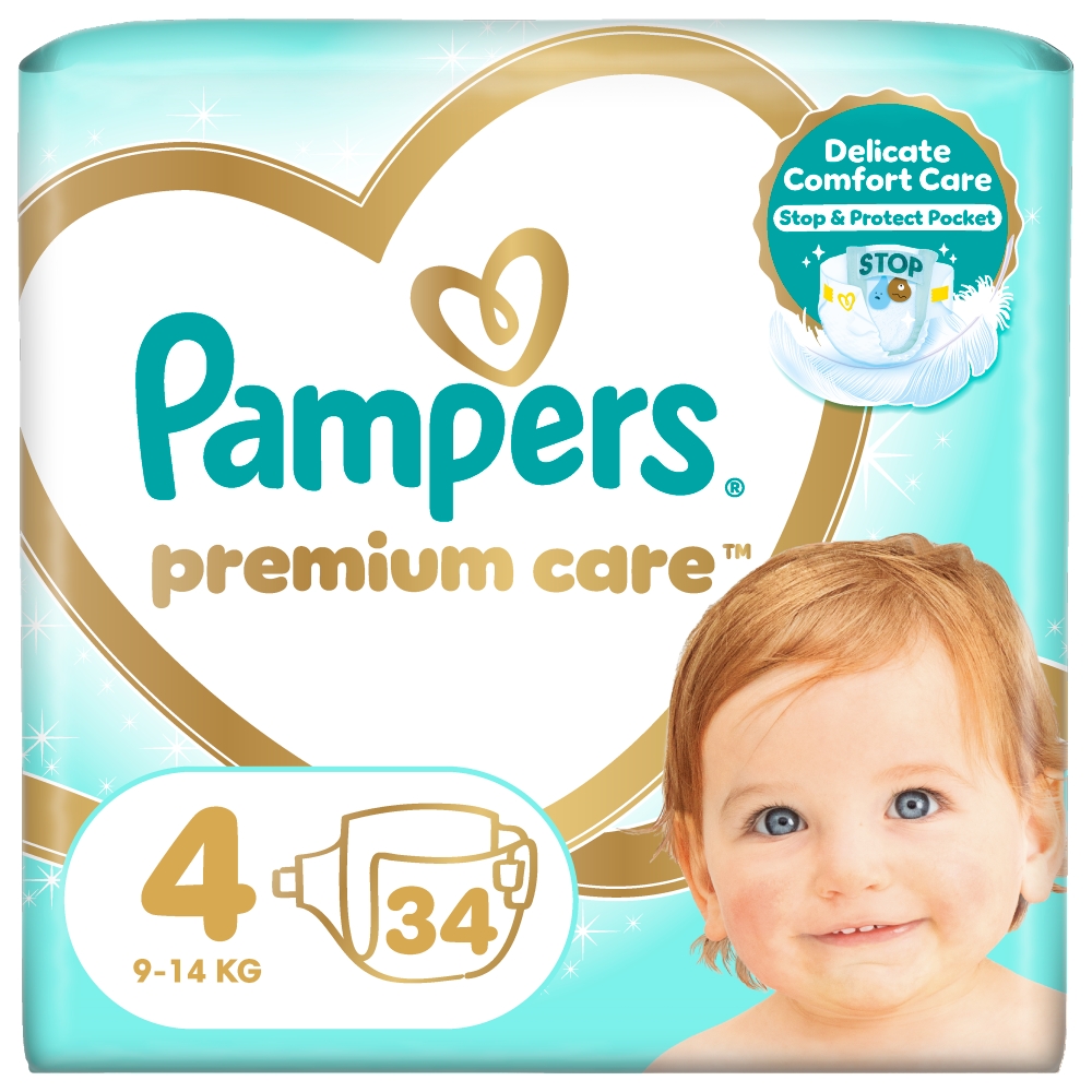 Pampers Premium S4 (34ks/fol) 9-14kg B
