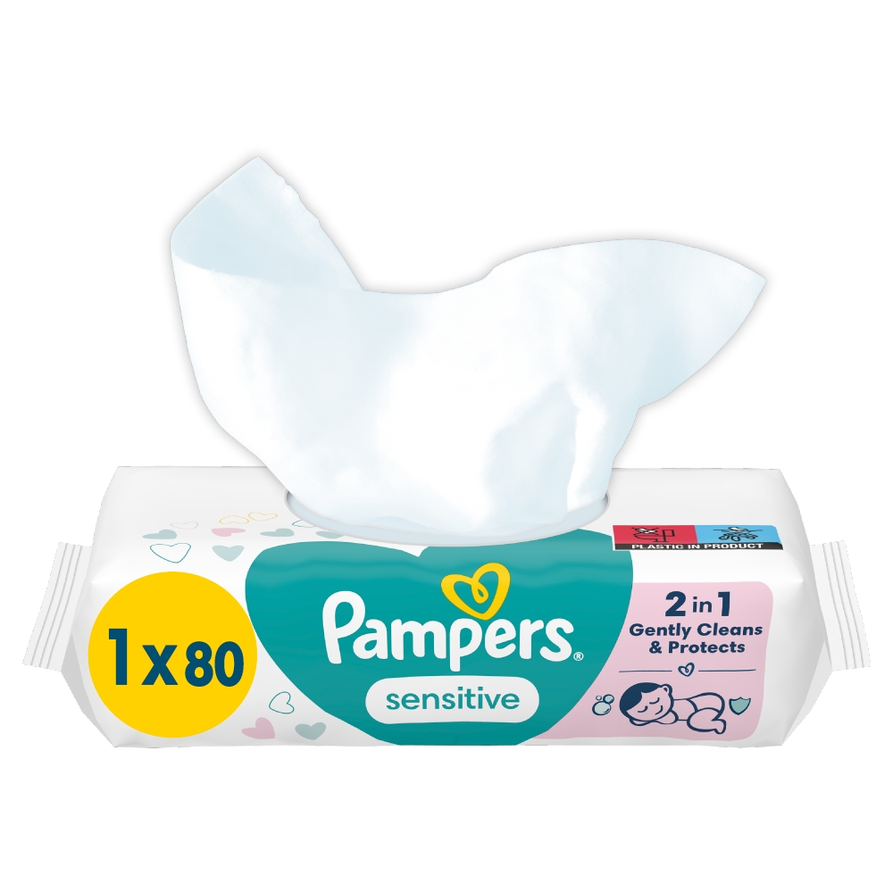 Pampers Wipes (80ks/fol) Sensitive