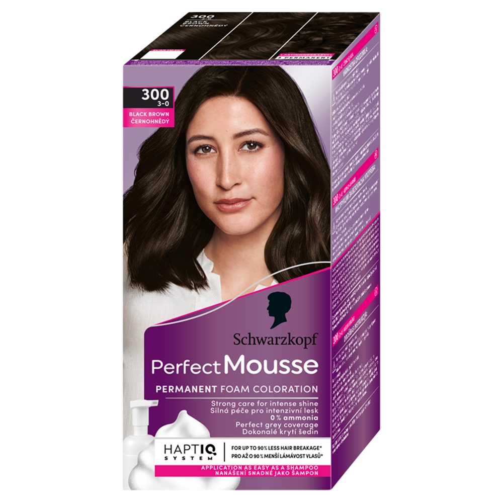 Perfect Mousse čiernohnedý 300