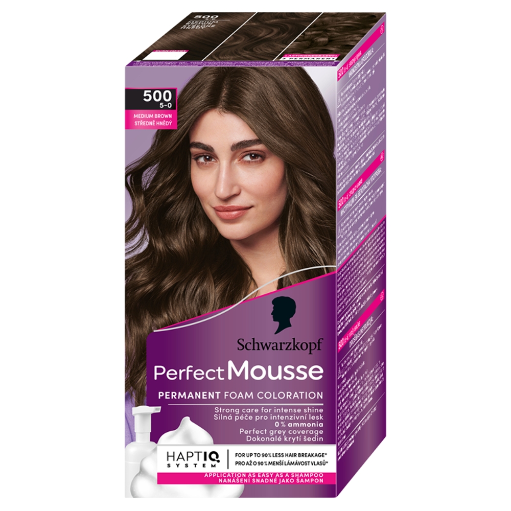 Perfect Mousse stredne hnedý 500