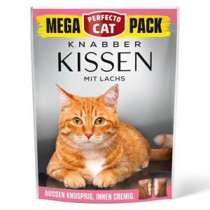 Perfecto Cat vankúšiky Mega 150g losos