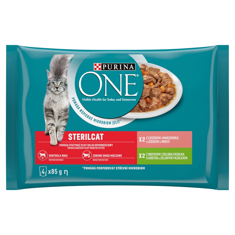 Purina ONE kapsa (4x85g/sac) sterilcat