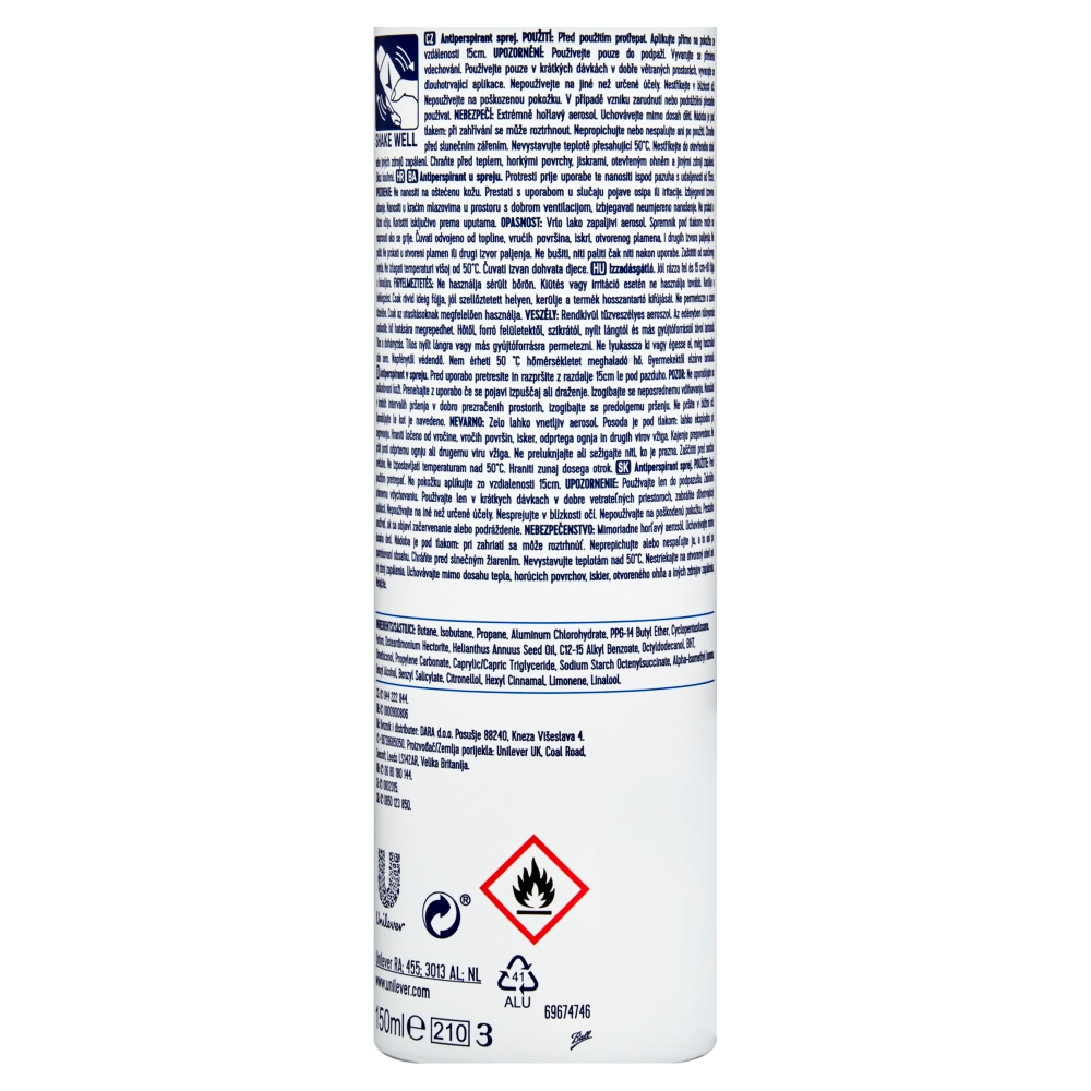 Rexona antip spray 150ml Shower Clean