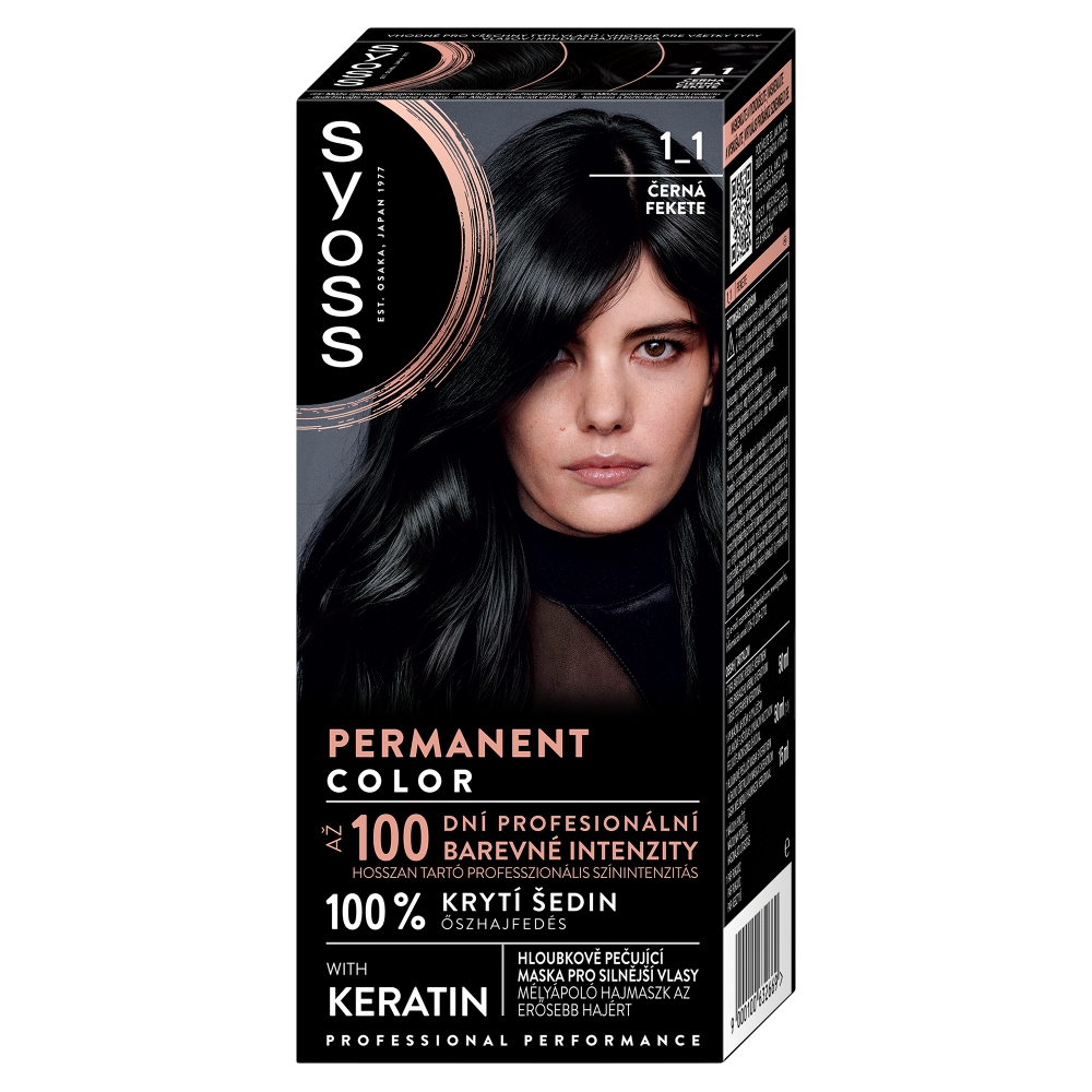 Syoss Color 1-1 Čierny