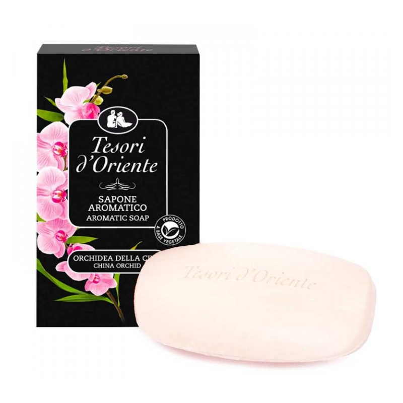 Tesori d´Oriente parfumované toaletné mydlo orchidea 125g