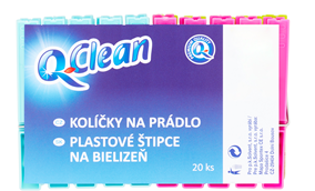 Q Clean štipce na bielizeň 20ks