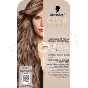 Creme Supreme 7-16 Chlad popol blond