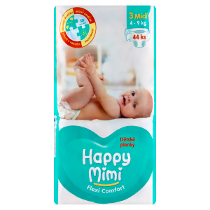 Happy Mimi FC det. plienky Midi (44ks/fol)