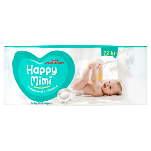 Happy Mimi obrúsky (72ks/fol) Panthenol