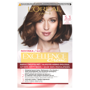 Excellence creme 5.3 svetlá zlatá hnedá
