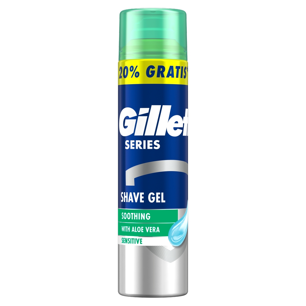 Gillette series gél 200+40ml Sensitive