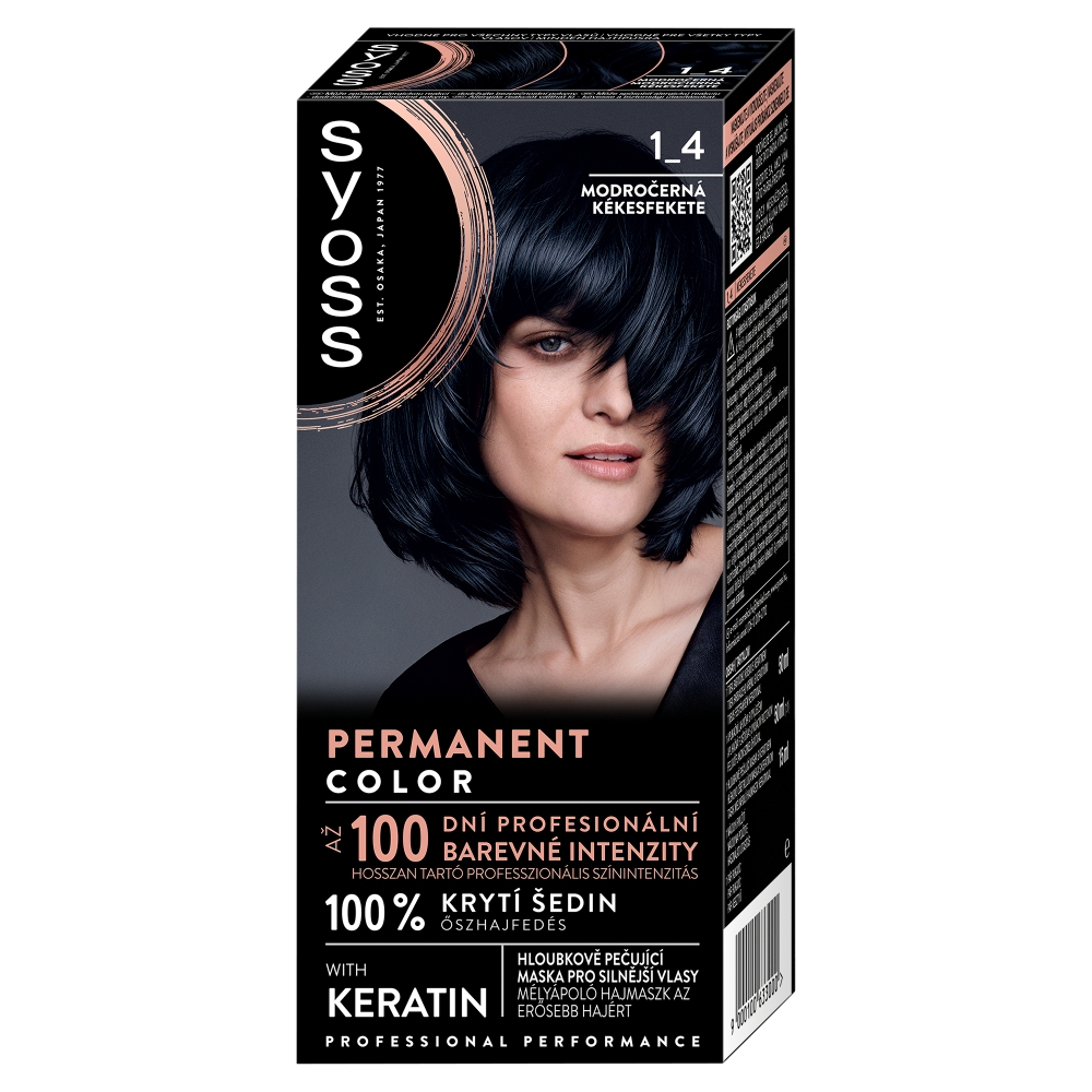 Syoss Color 1-4 Modročierny