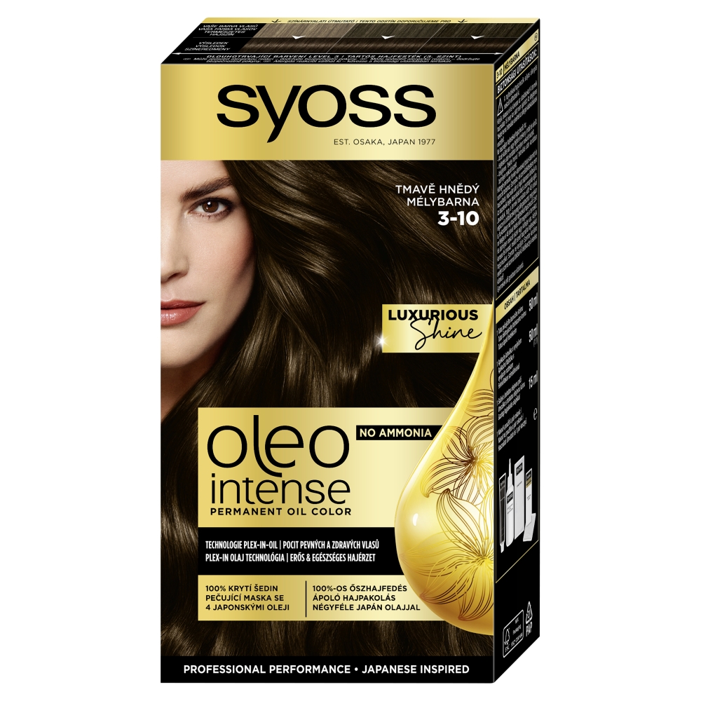 Syoss Oleo Intense 3-10 Tmavo hnedý