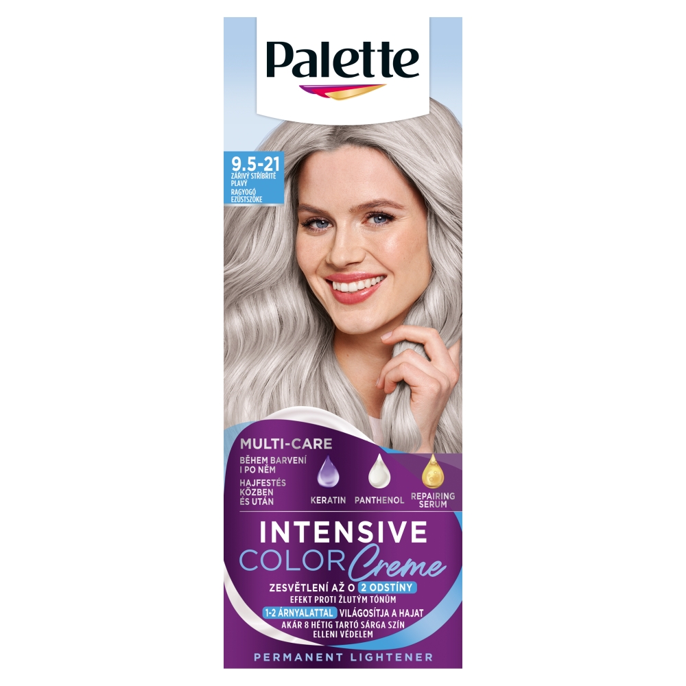 Palette ICC Farba na vlasy 50ml 9.5-21 Žiarivo Strieborne Plavá