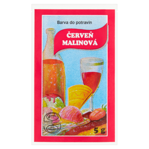 Farba potravín 5g prášková malinová