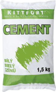 Kittfort cement 1,5kg biely