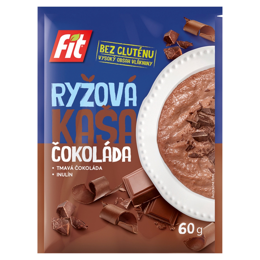 FIT Ryžová kaša 60g čokoláda
