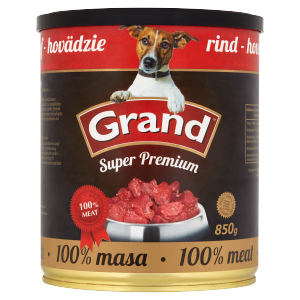 Grand hovädzia konzerva 850g psy superpr