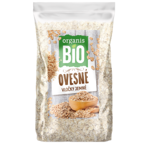 Organis BIO Ovsené vločky jemné 500g