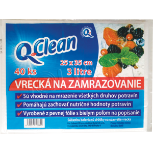 Q Clean zamraz vrecká 25x35cm, 3l (40ks/sac)