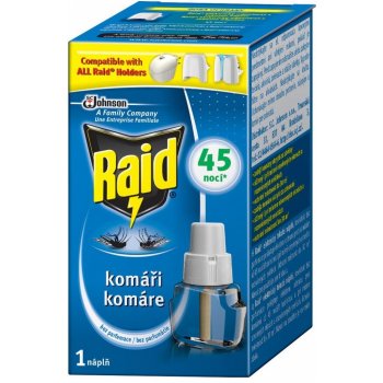 Raid proti komárom tekutá náplň do elektrického strojčeka 27ml 45nocí