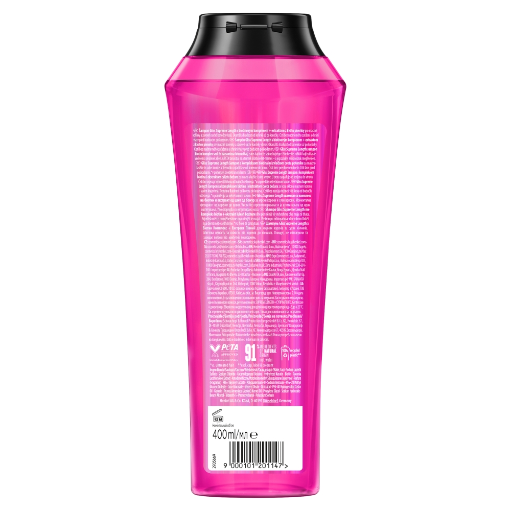 Gliss šampón 400ml Supreme lenght