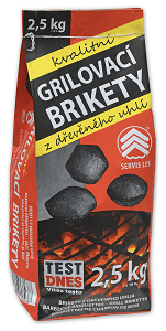 Grilovacie brikety 2,5kg SERVIS LES