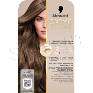 Creme Supreme 7-42 Béžová blond
