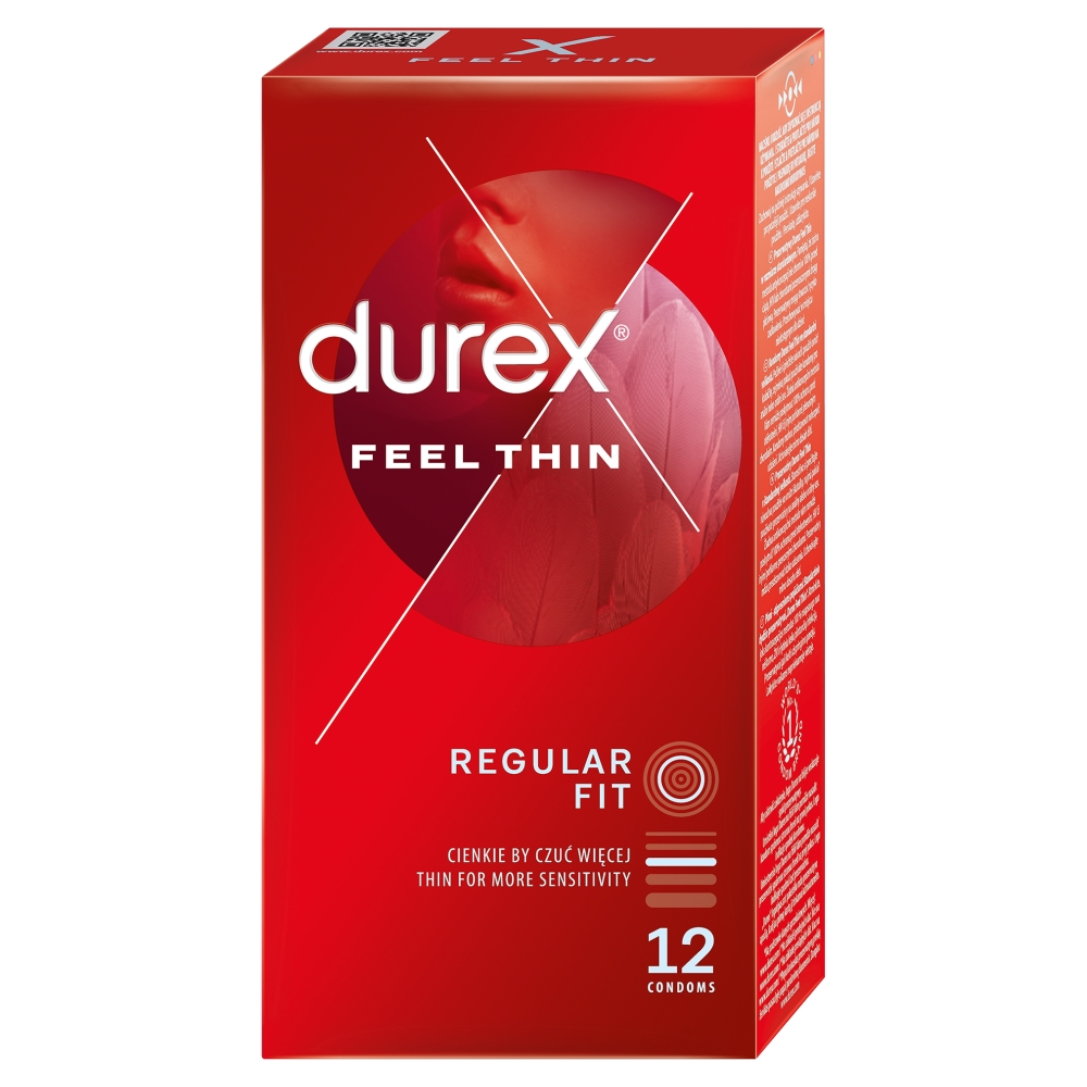 Durex kondómy (12ks/kra) Feel Thin