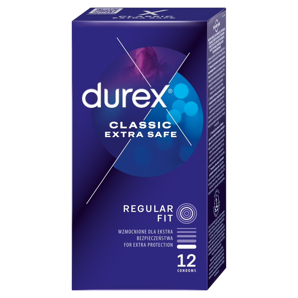 Durex kondómy (12ks/kra) Extra Safe
