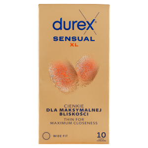 Durex kondómy (10ks/kra) Sensual XL