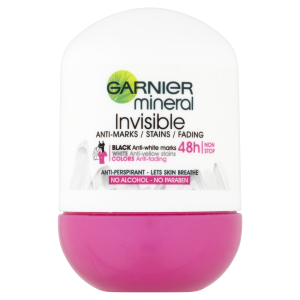 Garnier roll on 50ml Invisible Bla&White