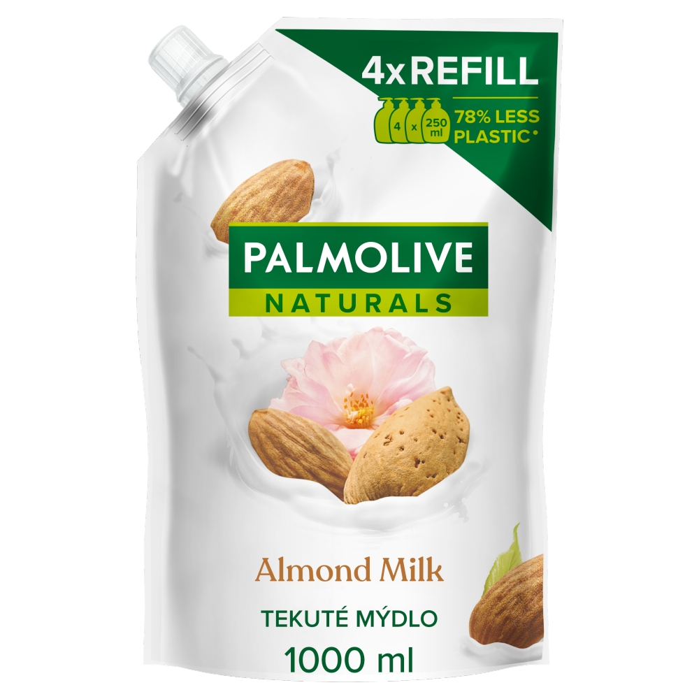 Palmolive tek mydlo náplň 1l milk&almon