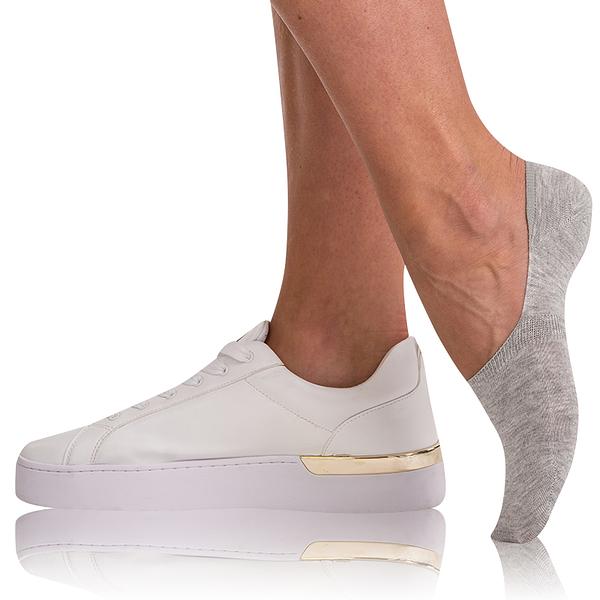 BAMBUS FOOTIES SOCKS - Bambusové veľmi nízke dámske ponožky - šedá 39 - 42