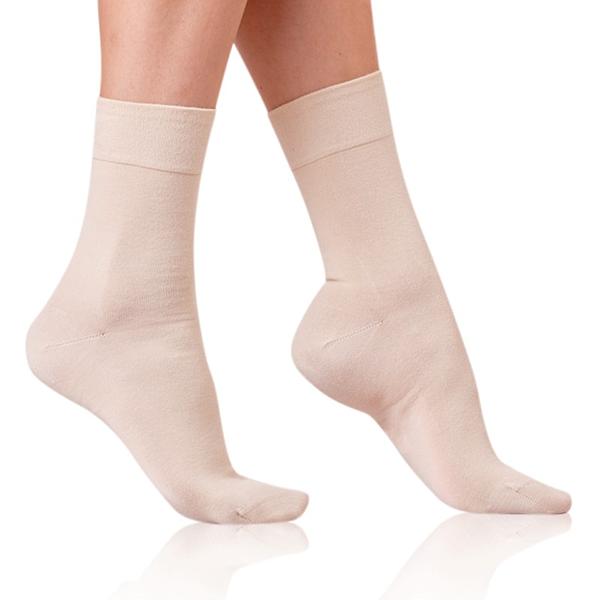 COTTON MAXX LADIES SOCKS - Dámske bavlnené ponožky - béžová 35 - 38